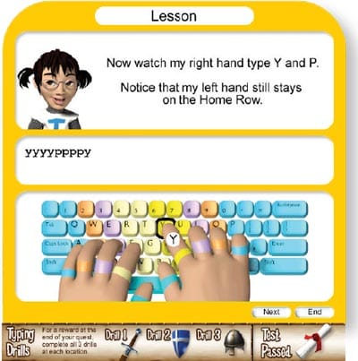 typing tutorial for kids